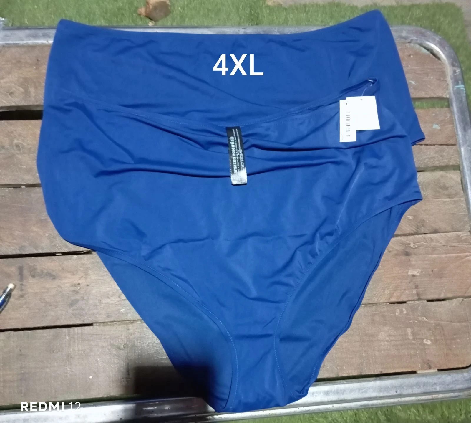 Lote 2 bragas de bikini azul marino talla 4XL nuevas